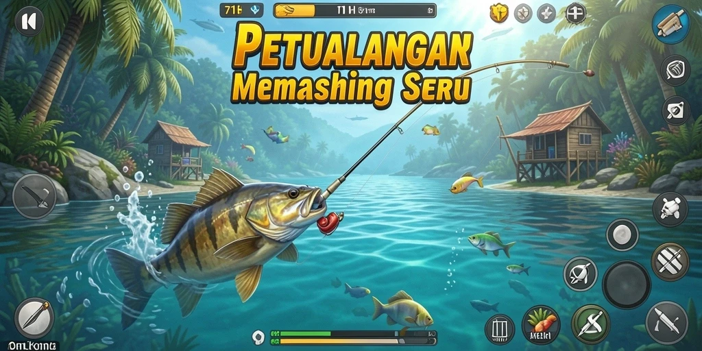 Tampilan menakjubkan dari gameplay memancing di 71H.