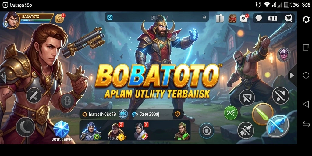 Tampilan antarmuka BOBATOTO yang modern dan intuitif.