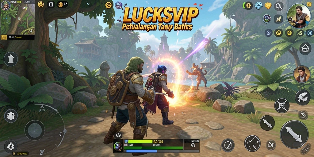 Tampilan gameplay Open World yang menakjubkan di LUCKSVIP.