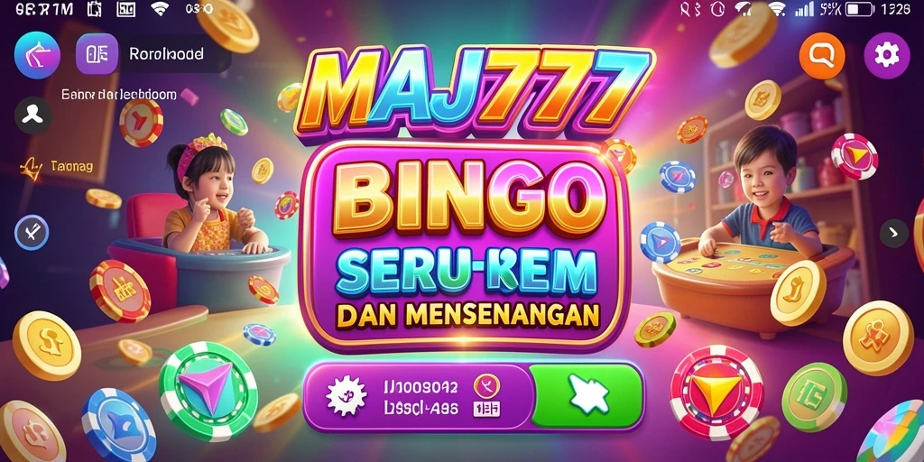 Tampilan menarik dari gameplay Bingo di MAJ777.
