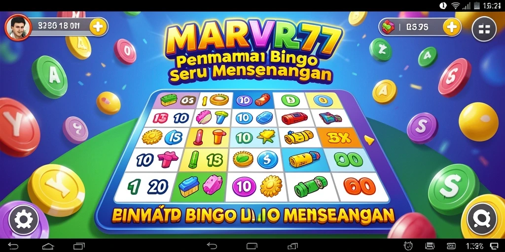 Tampilan gameplay MARVRL77 yang seru dan interaktif.