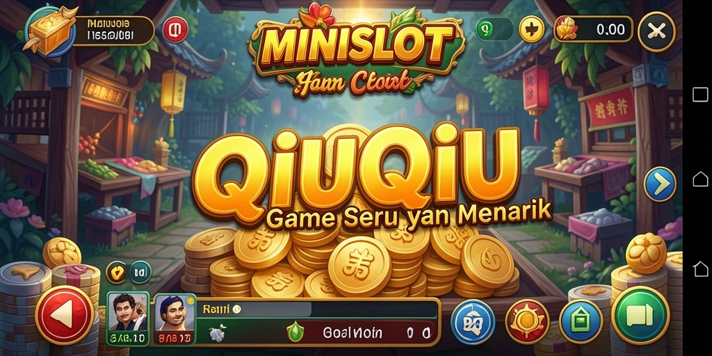 Tampilan gameplay QiuQiu yang seru dan menarik di MINISLOT.