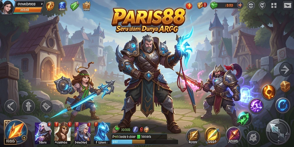 Screenshot gameplay menunjukkan petualangan epik dalam dunia PARIS88.