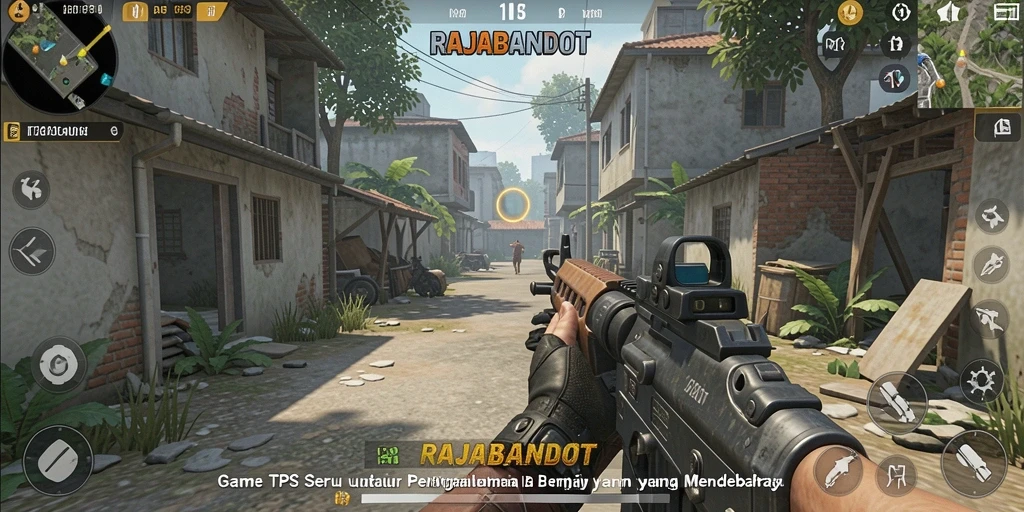 Tampilan gameplay RAJABANDOT dengan aksi pertempuran yang mendebarkan.