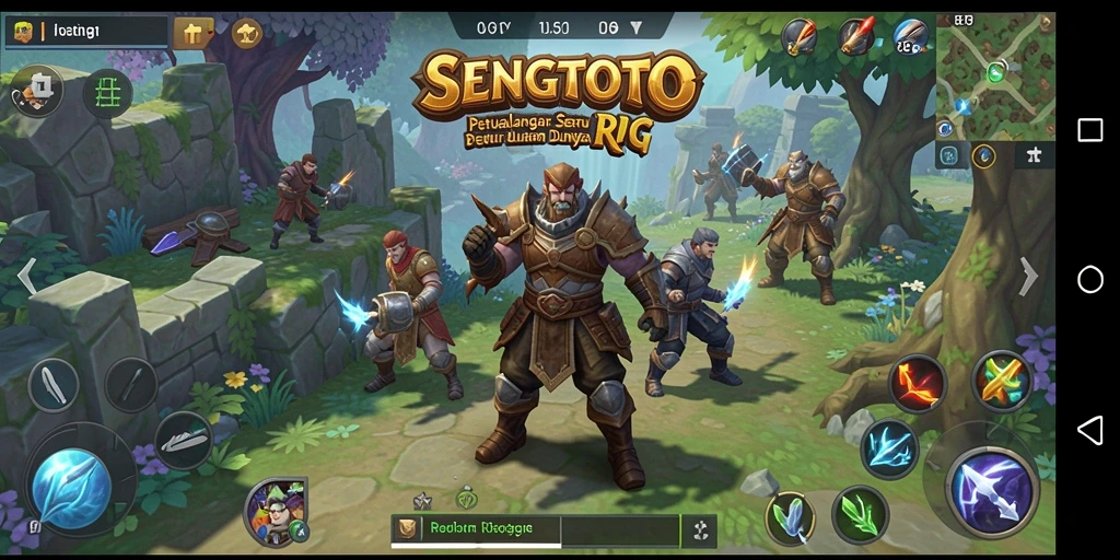 Tampilan gameplay menakjubkan dalam SENGTOTO yang penuh aksi dan petualangan.
