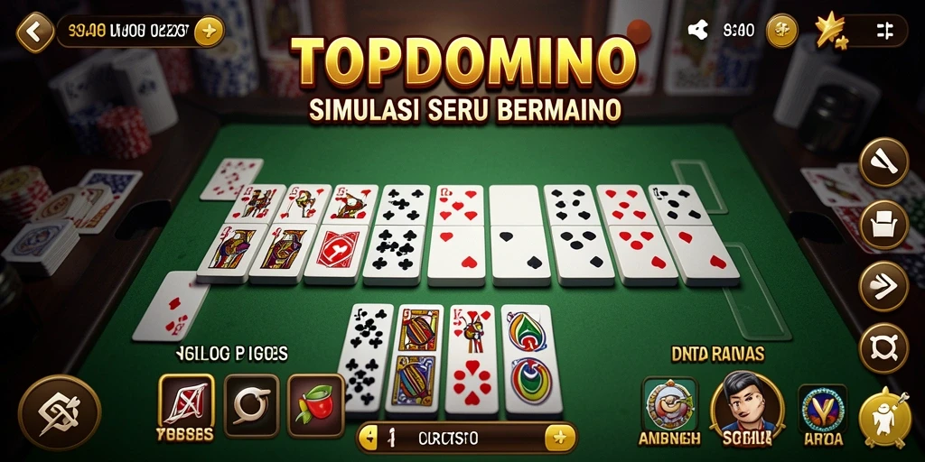 Gameplay menyenangkan dan interaktif di TOPDOMINO.