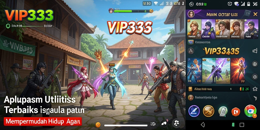 Screenshot VIP333 menampilkan antarmuka aplikasi yang user-friendly.