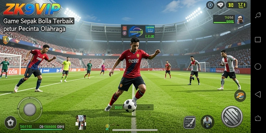 Screenshot gameplay ZK9VIP yang menunjukkan aksi seru di lapangan.